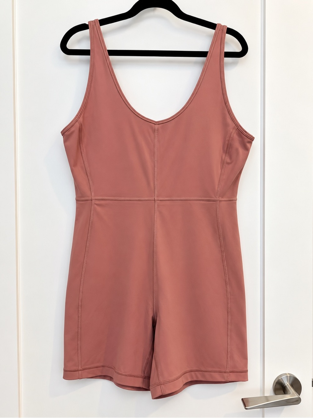 Lululemon Align Sleeveless Short Bodysuit Romper Brown Size 14